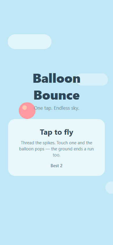 Balloon Bounce screenshot 1