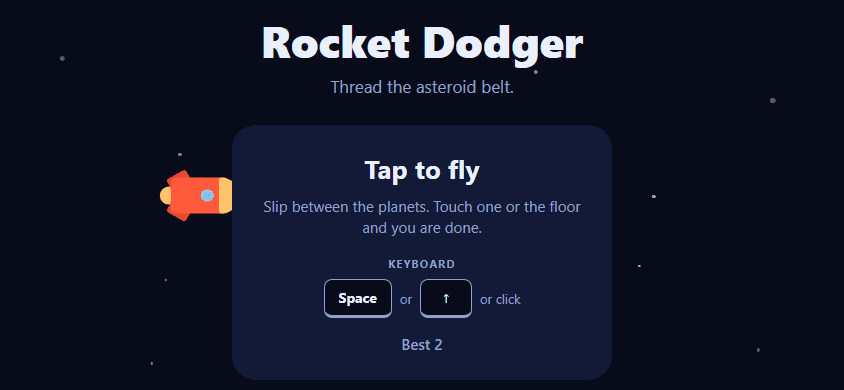 Rocket Dodger screenshot 1